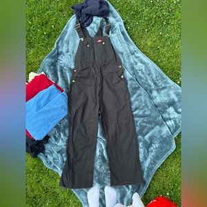 Mens Black Dickie’s Overalls